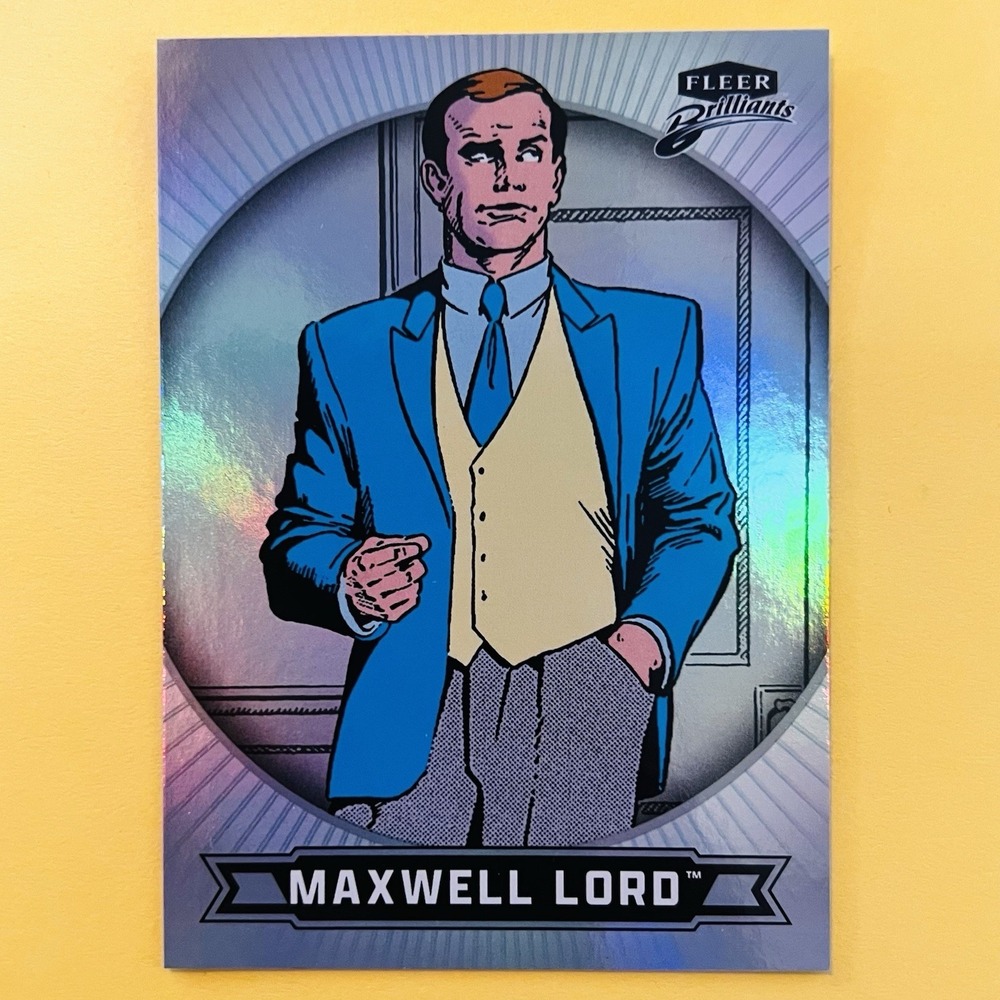 2025 Upper Deck‎ Fleer Brilliants Superman Maxwell Lord #9 Base DC